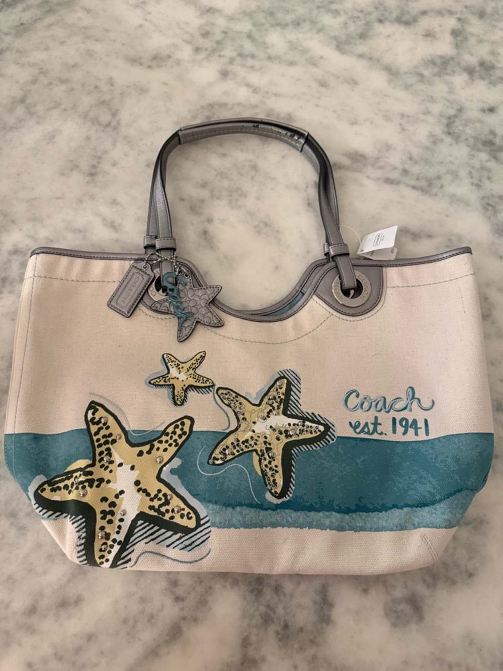 NWT Coach Beach Star Tote